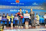 Hải Phòng giành 5 giải Cuộc thi nghiên cứu khoa học, kỹ thuật cấp quốc gia