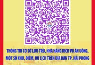 Du khách dự Lễ hội mùa xuân Côn Sơn – Kiếp Bạc năm 2026 chỉ cần quét mã QR để có thông tin về cơ sở lưu trú, nhà hàng dịch vụ ăn uống