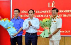 Đồng chí Đoàn Anh Phương giữ chức Viện trưởng Viện Kiểm sát nhân dân thành phố Hải Phòng